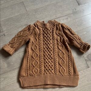 GAP Kids Brown Cable Knit Dress